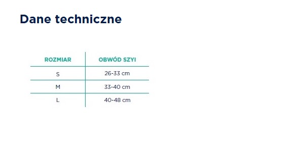 Guler de stabilizare tip Philadelphia cu deschidere pentru traheotomie